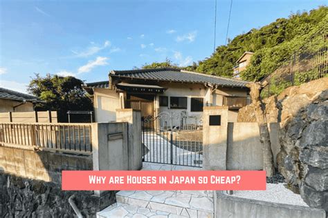 why are some houses in japan so cheap